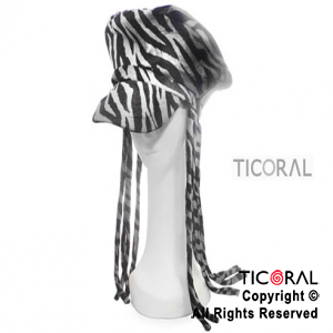 SOMBRERO VISERA A.PRINT C/TIRA BLANCO Y NEGRO HS4616-1 x 1