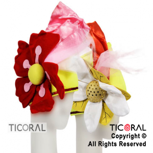 SOMBRERO VINCHA RUMBERA FLORES HS x 1