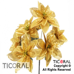 RAMO ESTRELLA FEDERAL ORO 7 FLORES HS1296-2 x 1