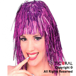 PELUCA HS6908-5 LACIA METALIZADA FUCSIA x 1