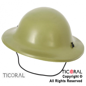 SOMB HS6821 CASCO SOLDADO VERDOSO PLASTICO X 5