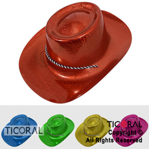 SOMBRERO VAQUERO HOLOGRAFICO HS7142 X 5