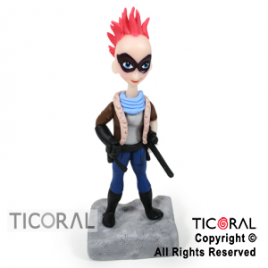 ADORNO FORTNITE PERSONAJE CHIC0 A.PORC FRIA x 1