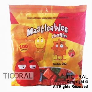 CARAMELO LHERITIER MASTICABLE PLEGADOS X 300GR x 1
