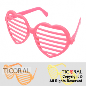 ANTEOJO FLOGUER FLUO FORMA CORAZON HS7475  X 3