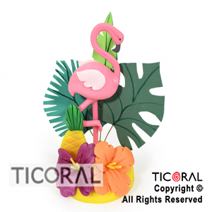 ADORNO MAQUETA FLAMENCO A. PORCELANA FRIA x 1