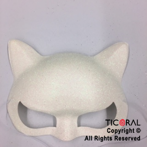 MASCARA ANTIFAZ GIBREADO GATO BLANCO HS8195 x 5