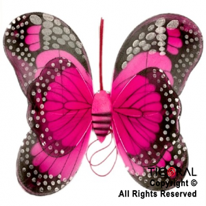 ALAS DE MARIPOSA FUCSIA Y NEGRO HS8819 x 1