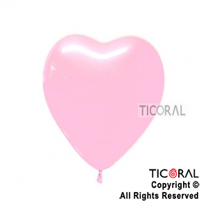GLOBO S CON FORMA 12 SATIN ROSA x 50