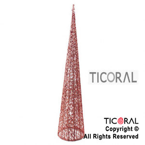 ARBOL HS4253-3 HILOS 90CM ROJO GIBRE x 1