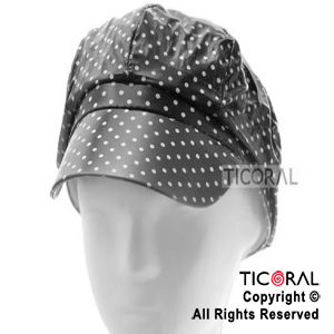 SOMBRERO VISERA NEGRA LUNARES CHICOS HS4045-2 x 1