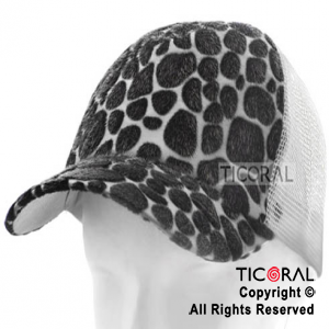 SOMBRERO VISERA A.PRINT BLANCO PIEL HS4048-2 x 1