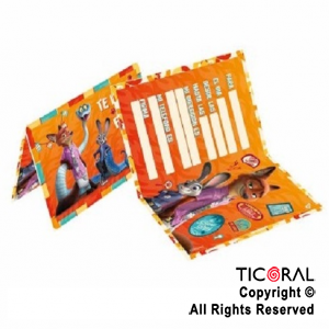 ZOOTOPIA INVITACION GRANDE x 10