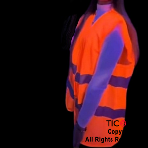 CHALECO FLUO REFLECTIVO NARANJA x 1