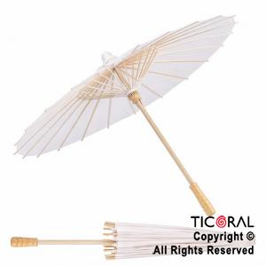 PARAGUAS SOMBRILLA BLANCO DE PAPEL
