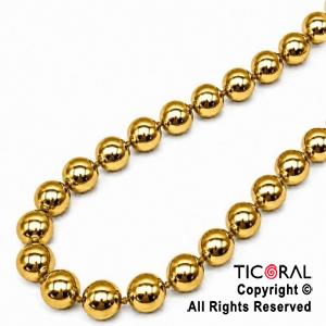 COLGANTE COLLAR DE CUENTAS ORO SET X 4