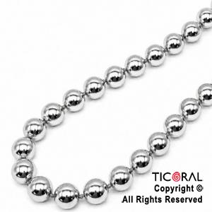 COLGANTE COLLAR DE CUENTAS PLATA SET X 4