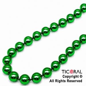 COLGANTE COLLAR DE CUENTAS VERDE SET X 4