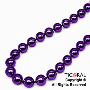COLGANTE COLLAR DE CUENTAS VIOLETA SET X 4