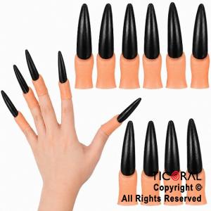 U�AS DE LATEX NEGRAS HALLOWEEN X 10 UNIDADES