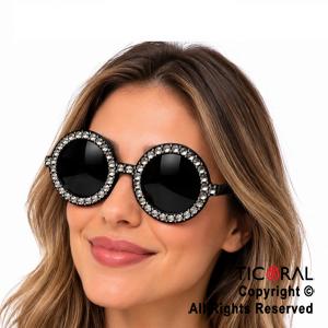 ANTEOJO LENNON BORDE STRASS NEGRO