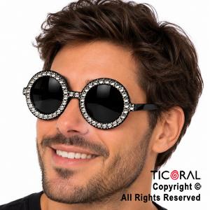 ANTEOJO LENNON BORDE STRASS NEGRO
