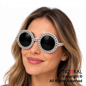 ANTEOJO LENNON BORDE STRASS BLANCO