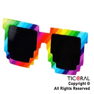 Anteojo pixel multicolor X 1