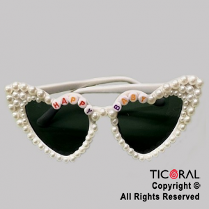 ANTEOJO CORAZON HAPPY BABY PERLAS x 1