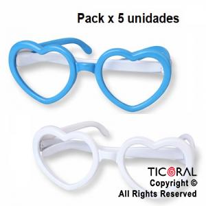 ANTEOJO CORAZON ARGENTINA PACK x 5 UNIDADES