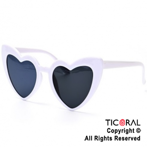 ANTEOJO CORAZON BLANCO x 1