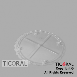 POSATORTA 2 PLATO MEDIANO CRISTAL x 2