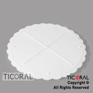 POSATORTA 4 PLATO SUPER BLANCO x 2