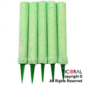 BENGALA CON GIBRE COLOR PASTEL VERDE X 1