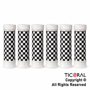 BURBUJERO BLANCO Y NEGRO x 6