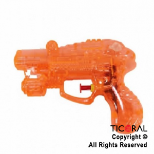 PISTOLA LANZA AGUA 15.5 CM X 11 CM TRANSPARENTE x 1
