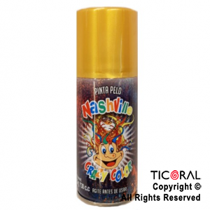 PINTA PELO NASHVILLE EN AEROSOL DORADO X 80GR x 1