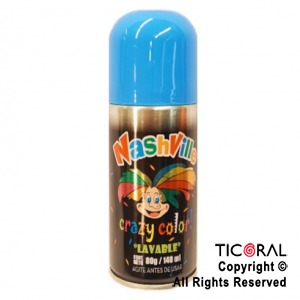 PINTA PELO NASHVILLE EN AEROSOL CELESTE X 80GR x 1