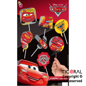 CARS 2019 ADORNO PARA FOTOS X 12