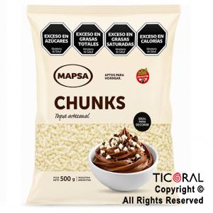 GRANULADO CHUNKS BLANCO X 500 GR MAPSA