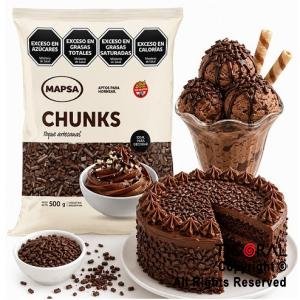 GRANULADO CHUNKS SEMIAMARGO X 500 GR MAPSA