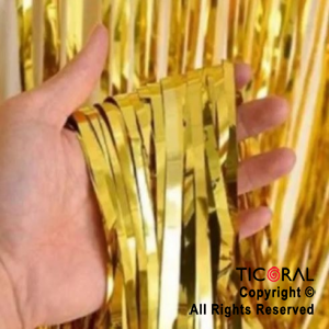 CORTINA METAL REFLEX ORO 2MTx 1MT x 1