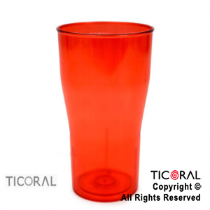 VASO COLA COLOR ROJO X 126