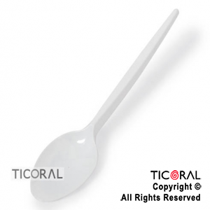 CUCHARA SOPERA O POSTRE BLANCA X 100 unidades