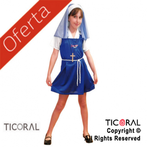 DISFRAZ MONJA ESPERANZA MIA ADULTO TALLE 1 x 1