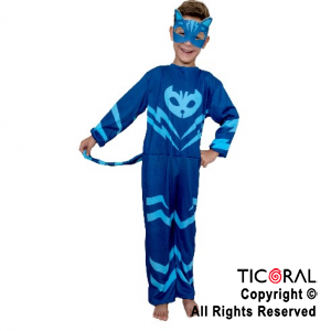 DISFRAZ HEROES EN PIJAMA CATBOY AZUL TALLE 0 x 1