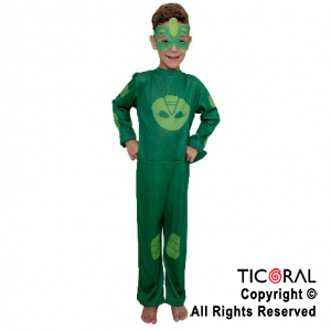 DISFRAZ HEROES EN PIJAMA GEKKO VERDE TALLE 0 x 1