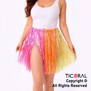 POLLERA HAWAIANA FLUO x 1