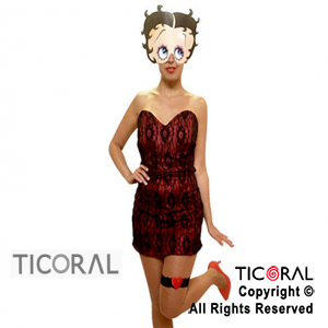 DISFRAZ BETTY BOOP ENCAJE ADULTO TALLE 1 x 1