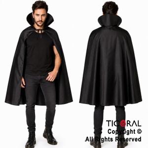 CAPA NEGRA CON CUELLO ADULTO CANDELA